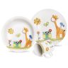 Porcelánová detská jedálenská súprava ŽIRAFA 3 ks