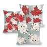 Súprava 3 ks obliečok na vankúšiky POINSETTIA 45 x 45 cm